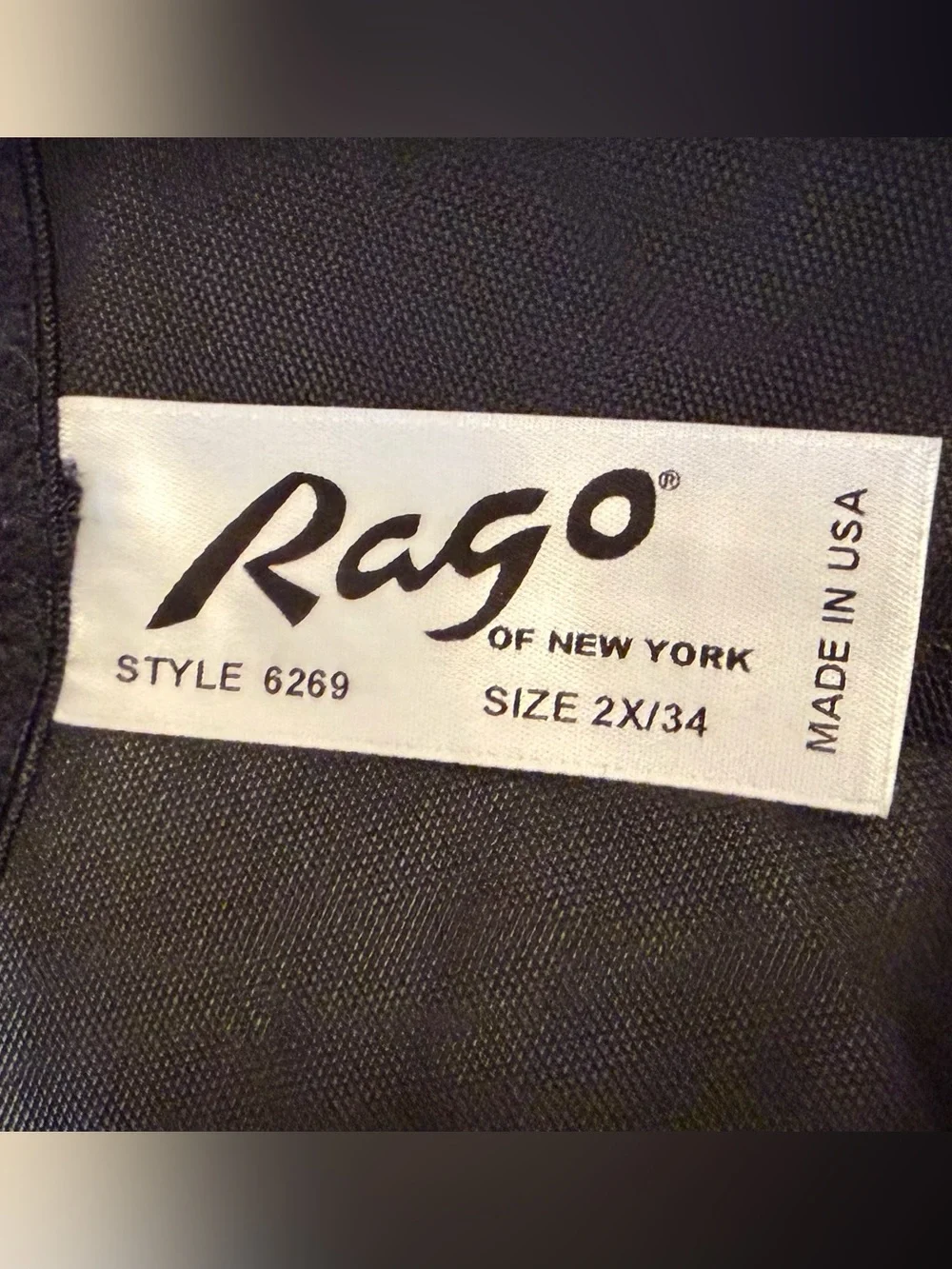 Rago Shapewear Lace Trim Capri Shaper Pants Black Plus Size 2X Retro Coquette - Picture 3 of 10